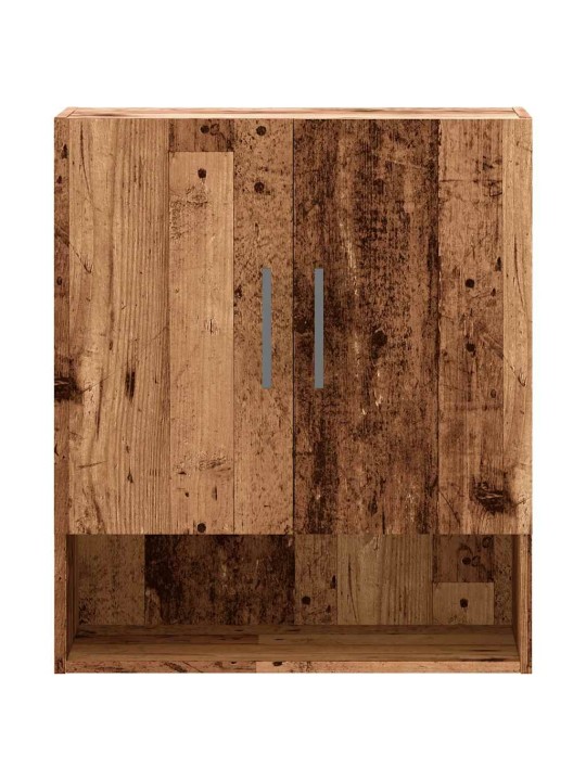 Nástěnná skříňka old wood 60 x 31 x 70 cm kompozitní dřevo