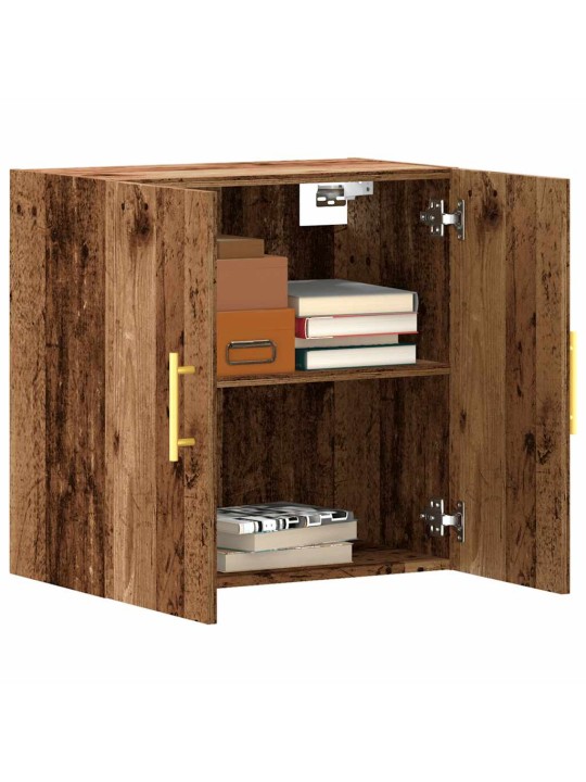 Nástěnná skříňka old wood 60 x 31 x 60 cm kompozitní dřevo