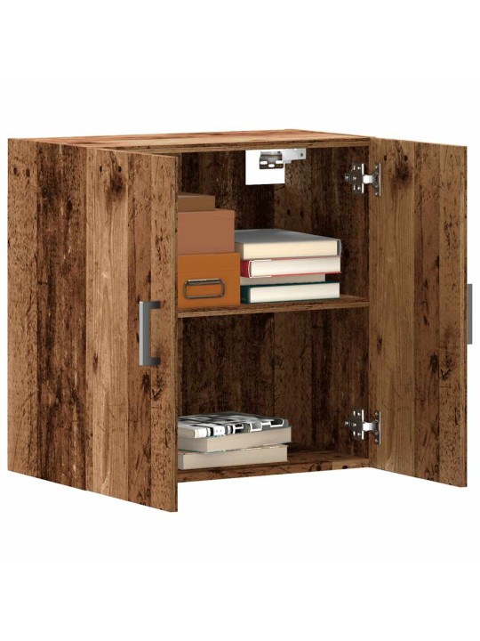 Nástěnná skříňka old wood 60 x 31 x 60 cm kompozitní dřevo