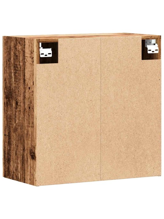 Nástěnná skříňka old wood 60 x 31 x 60 cm kompozitní dřevo