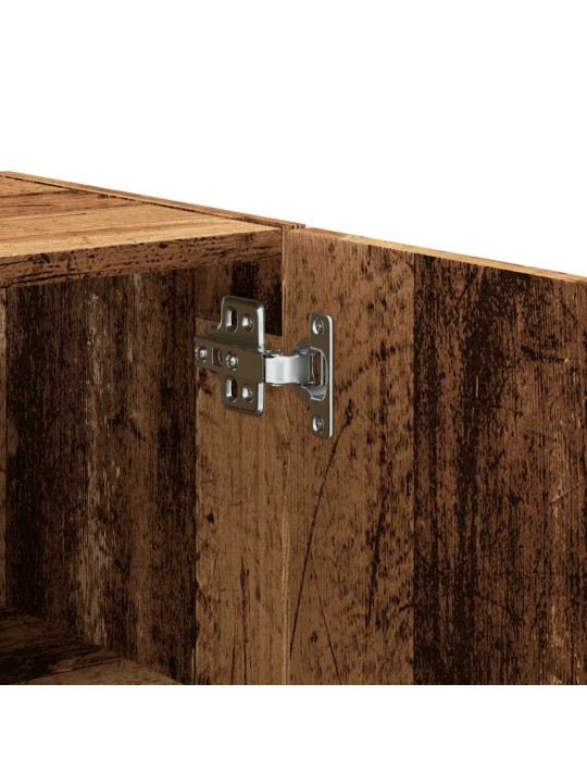 Nástěnná skříňka old wood 60 x 31 x 60 cm kompozitní dřevo