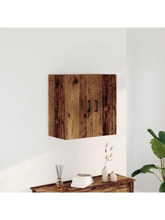Nástěnná skříňka old wood 60 x 31 x 60 cm kompozitní dřevo