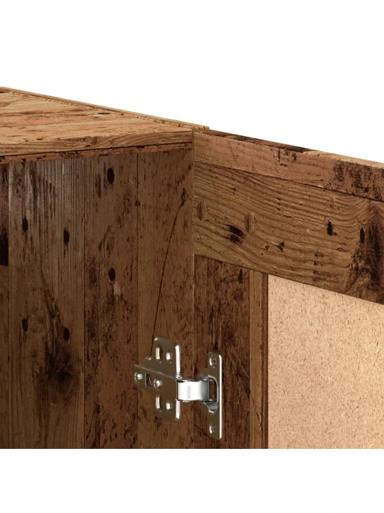 Příborník old wood 69,5 x 34 x 90 cm kompozitní dřevo