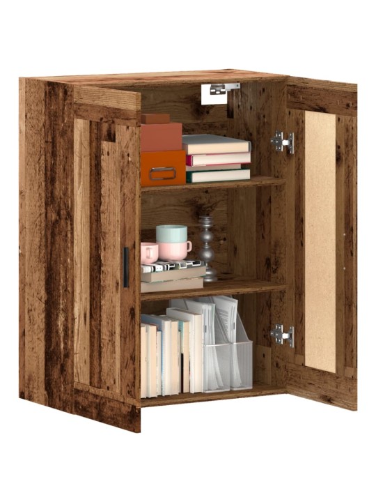 Nástěnná skříňka old wood 69,5 x 34 x 90 cm kompozitní dřevo