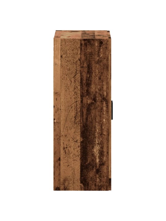 Nástěnná skříňka old wood 69,5 x 34 x 90 cm kompozitní dřevo