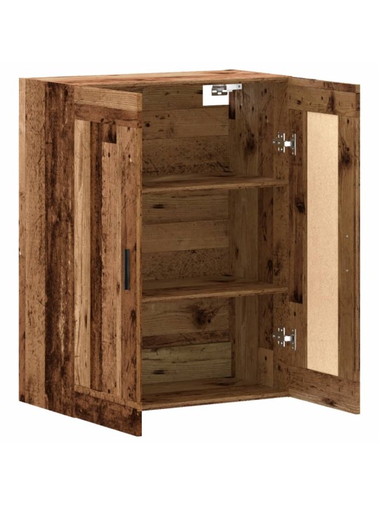 Nástěnná skříňka old wood 69,5 x 34 x 90 cm kompozitní dřevo