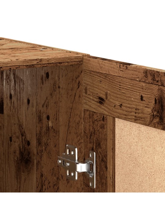 Nástěnná skříňka old wood 69,5 x 34 x 90 cm kompozitní dřevo