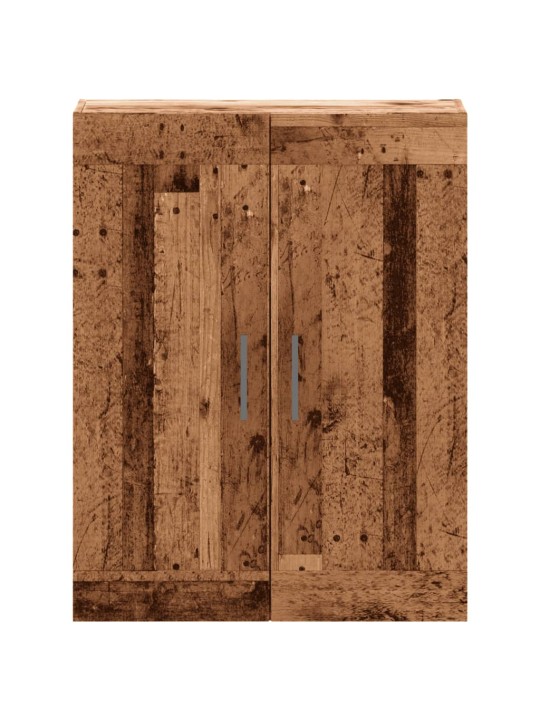 Nástěnná skříňka old wood 69,5 x 34 x 90 cm kompozitní dřevo
