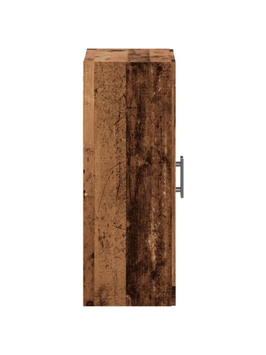 Nástěnná skříňka old wood 69,5 x 34 x 90 cm kompozitní dřevo