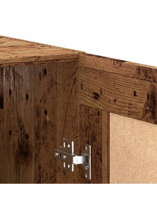 Nástěnná skříňka old wood 69,5 x 34 x 90 cm kompozitní dřevo