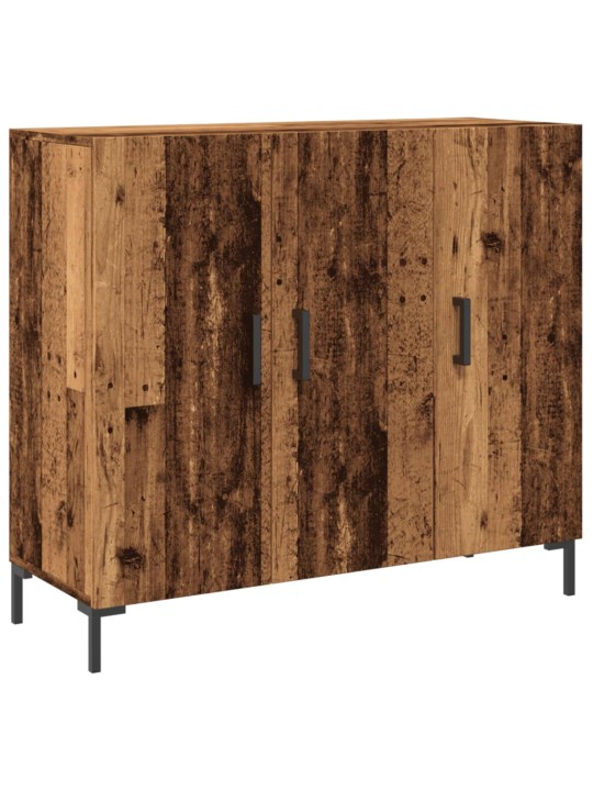 Příborník old wood 90 x 34 x 80 cm kompozitní dřevo