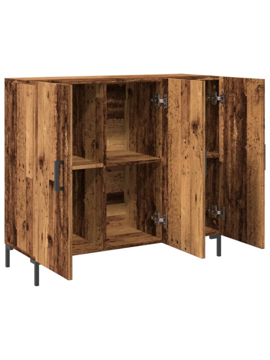 Příborník old wood 90 x 34 x 80 cm kompozitní dřevo