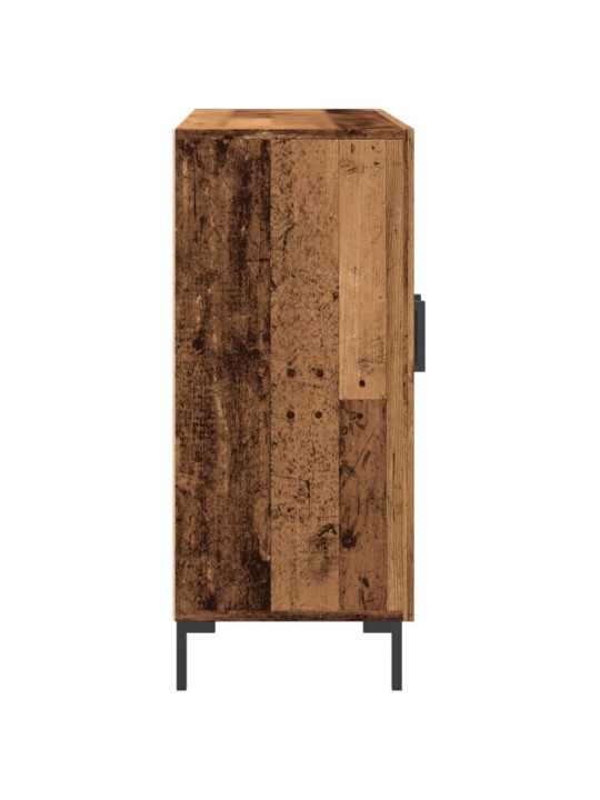 Příborník old wood 90 x 34 x 80 cm kompozitní dřevo
