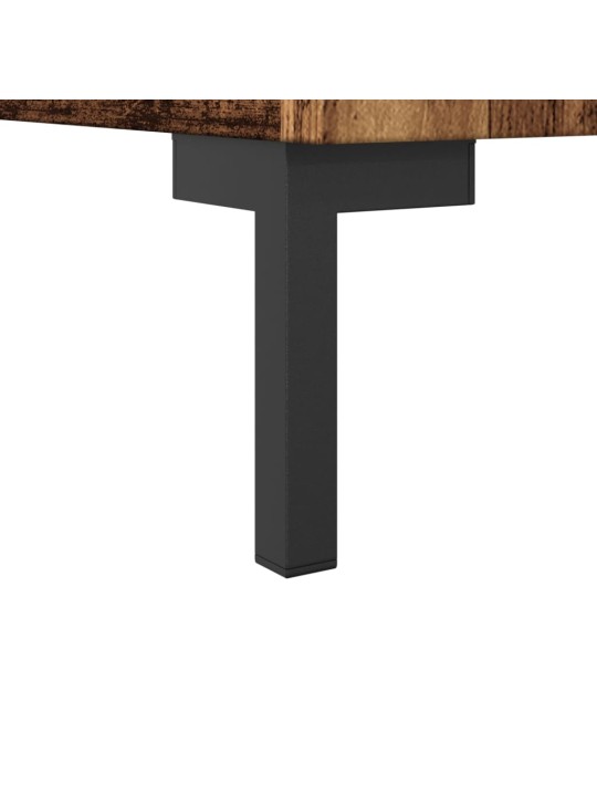 Příborník old wood 90 x 34 x 80 cm kompozitní dřevo