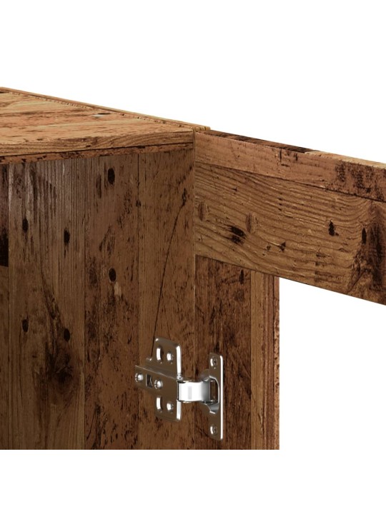 Příborník old wood 69,5 x 34 x 90 cm kompozitní dřevo