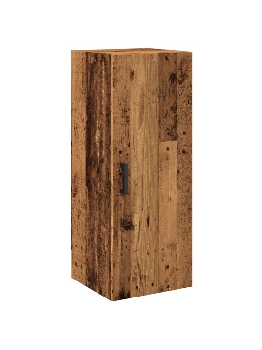 Nástěnná skříňka old wood 34,5 x 34 x 90 cm kompozitní dřevo