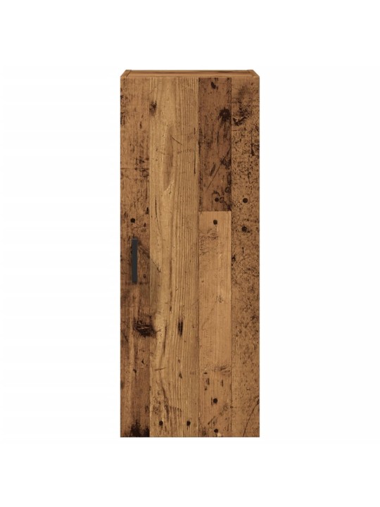Nástěnná skříňka old wood 34,5 x 34 x 90 cm kompozitní dřevo