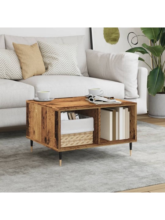 Konferenční stolek old wood 60 x 50 x 36,5 cm kompozitní dřevo
