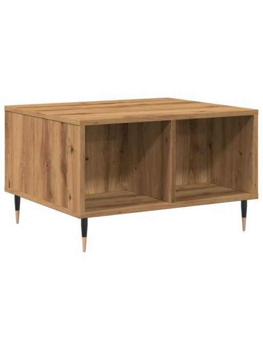 Konferenční stolek dub artisan 60x50x36,5 cm kompozitní dřevo