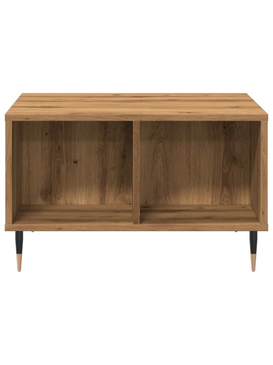 Konferenční stolek dub artisan 60x50x36,5 cm kompozitní dřevo