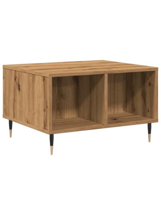 Konferenční stolek dub artisan 60x50x36,5 cm kompozitní dřevo