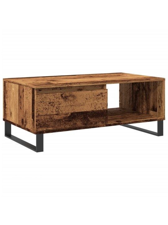 Konferenční stolek old wood 90x50x36,5 cm kompozitní dřevo