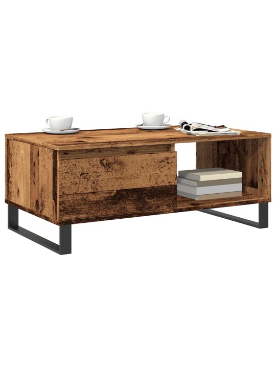 Konferenční stolek old wood 90x50x36,5 cm kompozitní dřevo