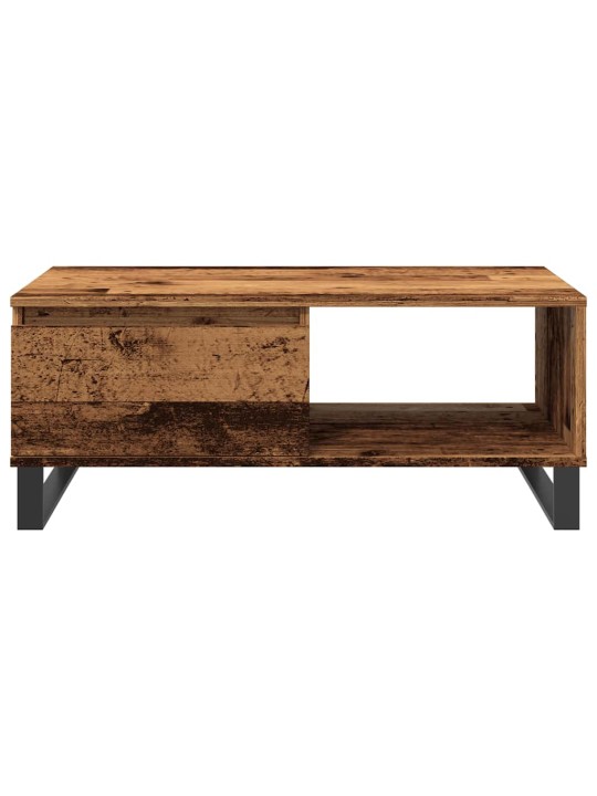 Konferenční stolek old wood 90x50x36,5 cm kompozitní dřevo