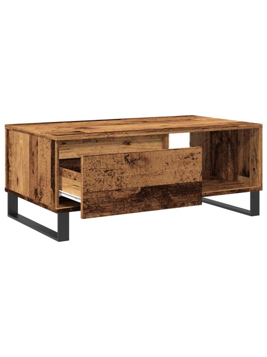 Konferenční stolek old wood 90x50x36,5 cm kompozitní dřevo