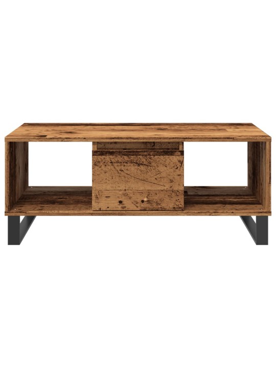 Konferenční stolek old wood 90x50x36,5 cm kompozitní dřevo