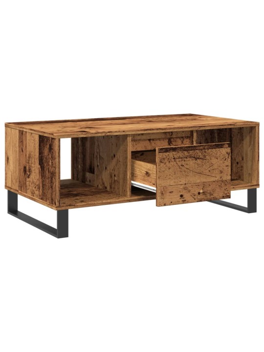 Konferenční stolek old wood 90x50x36,5 cm kompozitní dřevo