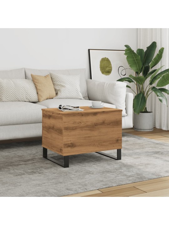 Konferenční stolek dub artisan 60x44,5x45 cm kompozitní dřevo