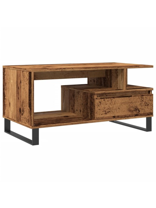 Konferenční stolek old wood 90 x 49 x 45 cm kompozitní dřevo