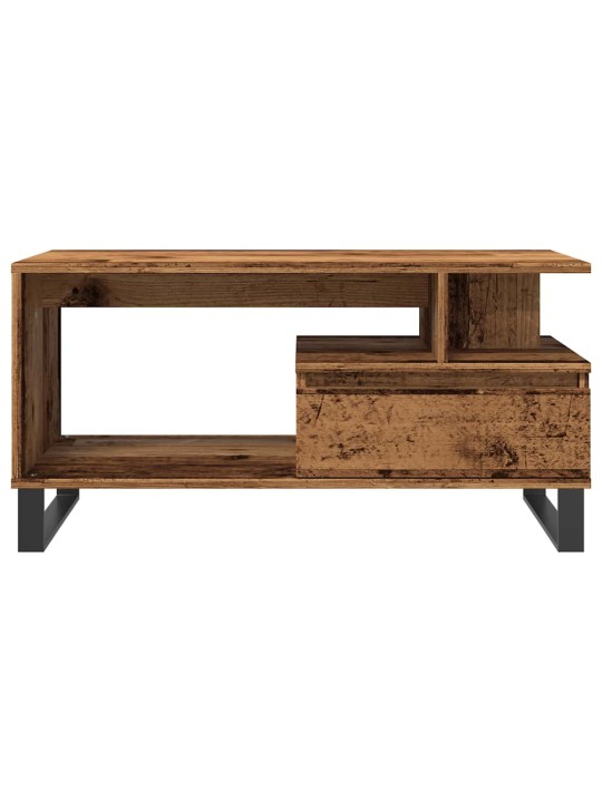 Konferenční stolek old wood 90 x 49 x 45 cm kompozitní dřevo