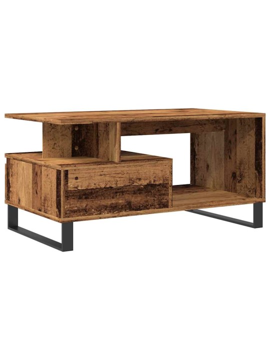 Konferenční stolek old wood 90 x 49 x 45 cm kompozitní dřevo