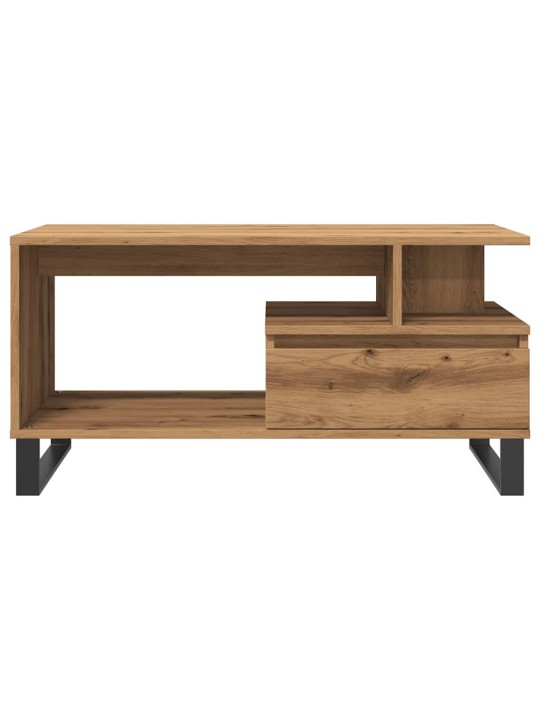 Konferenční stolek dub artisan 90 x 49 x 45 cm kompozitní dřevo