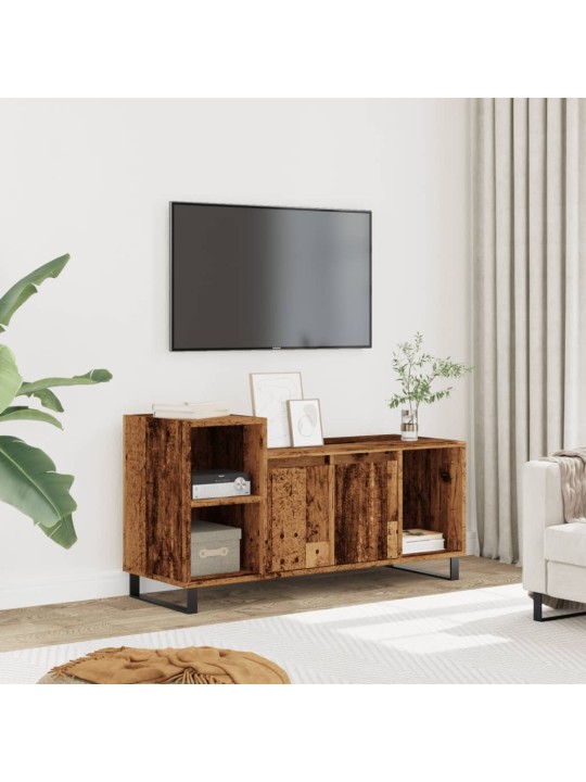 TV skříňka old wood 100 x 35 x 55 cm kompozitní dřevo