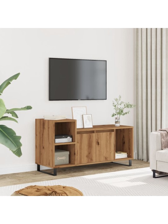 TV skříňka dub artisan 100 x 35 x 55 cm kompozitní dřevo