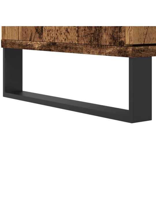 Skříň highboard old wood 60 x 36 x 110 cm kompozitní dřevo