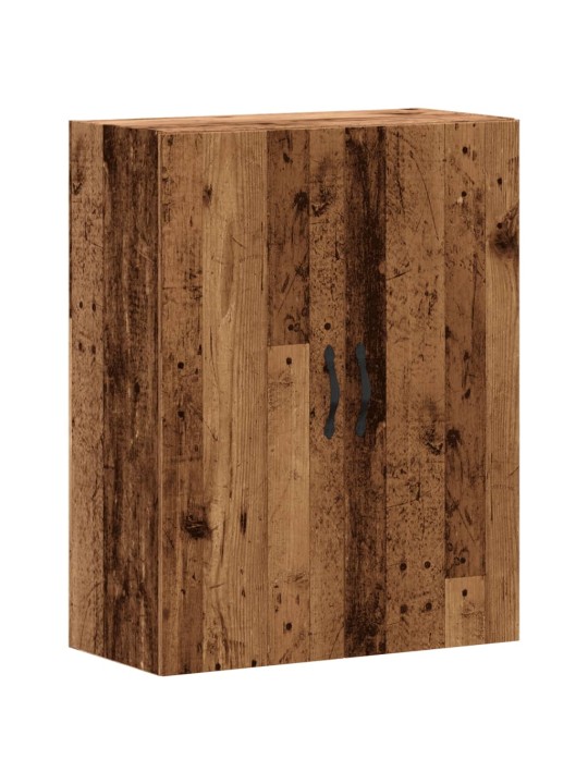 Nástěnná skříňka old wood 69,5 x 34 x 90 cm kompozitní dřevo