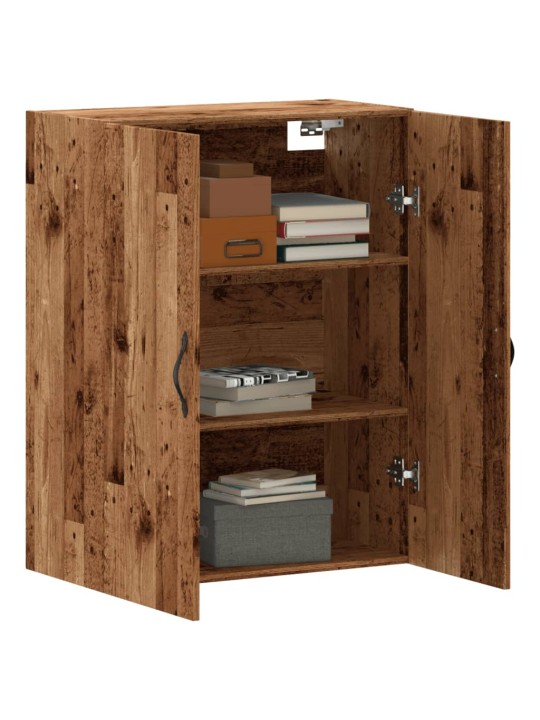 Nástěnná skříňka old wood 69,5 x 34 x 90 cm kompozitní dřevo
