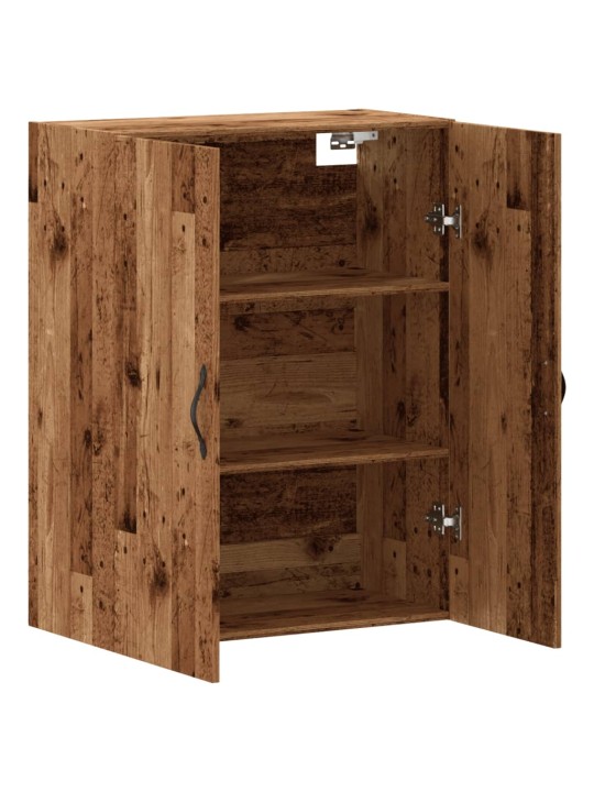 Nástěnná skříňka old wood 69,5 x 34 x 90 cm kompozitní dřevo