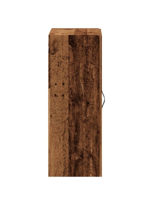 Nástěnná skříňka old wood 69,5 x 34 x 90 cm kompozitní dřevo