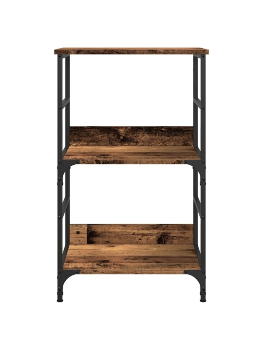 Knihovna old wood 50 x 33 x 82 cm kompozitní dřevo