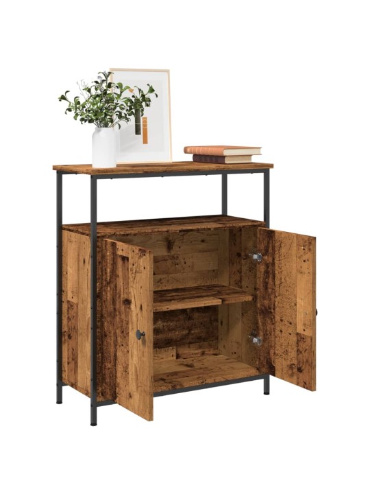 Příborník old wood 70 x 30 x 80 cm kompozitní dřevo