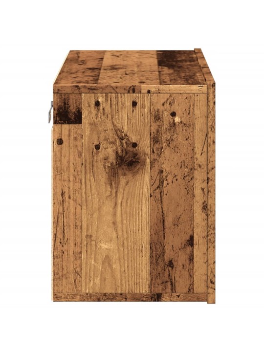 TV skříňka nástěnná old wood 60 x 30 x 41 cm