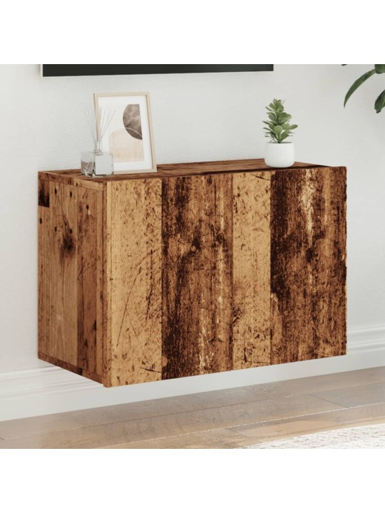 TV skříňka nástěnná old wood 60 x 30 x 41 cm