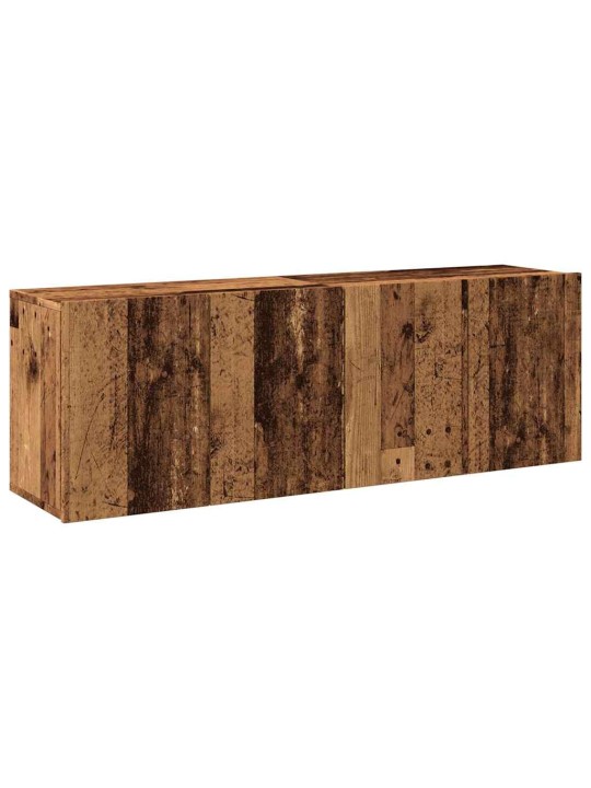 Tv skříňky nástěnné 2 ks old wood 60 x 30 x 41 cm