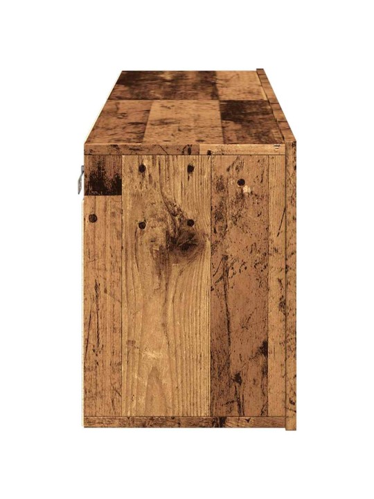 Tv skříňky nástěnné 2 ks old wood 60 x 30 x 41 cm