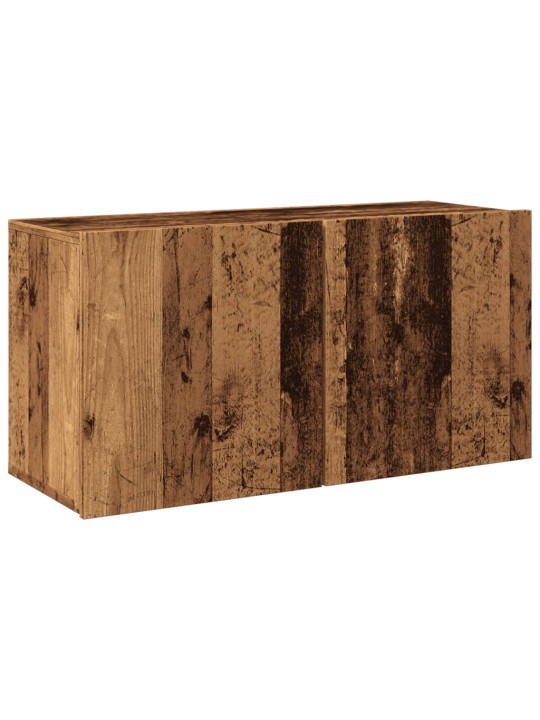 TV skříňka nástěnná old wood 80 x 30 x 41 cm